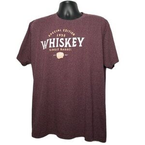 Sonoma Whiskey Graphic T Shirt Extra Large Burgundy Bar Casual Retro